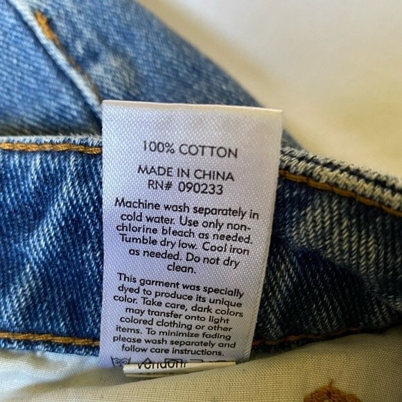 PacSun Distressed Mom Jeans Women's Size 24 Blue Ripped High Waist Grunge Y2K - Picture 12 of 15